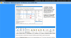Desktop Screenshot of pc-database.de