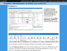 Tablet Screenshot of pc-database.de